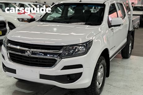White 2019 Holden Colorado Crew Cab Chassis LS (4X4)