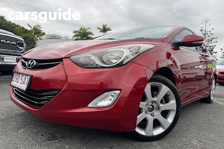 Red 2011 Hyundai Elantra Sedan Premium