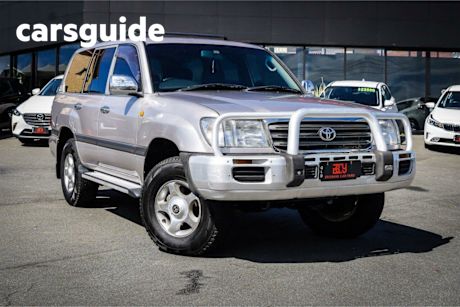 Silver 2003 Toyota Landcruiser Wagon GXL (4X4)