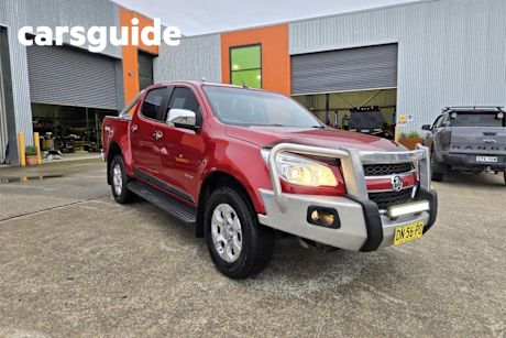 Red 2014 Holden Colorado Crew Cab Pickup LTZ (4X4)