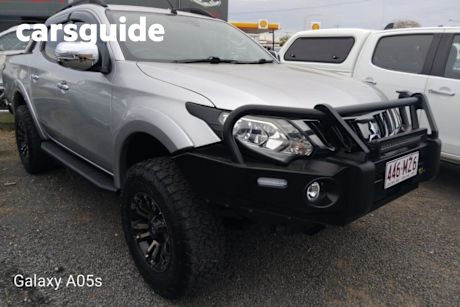 Silver 2018 Mitsubishi Triton Dual Cab Utility Exceed (4X4)