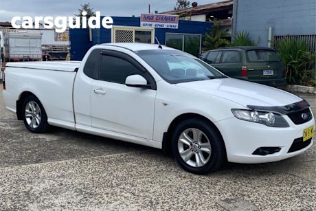 White 2008 Ford Falcon Utility R6 (lpg)