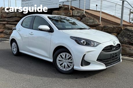 White 2023 Toyota Yaris Hatchback Ascent Sport