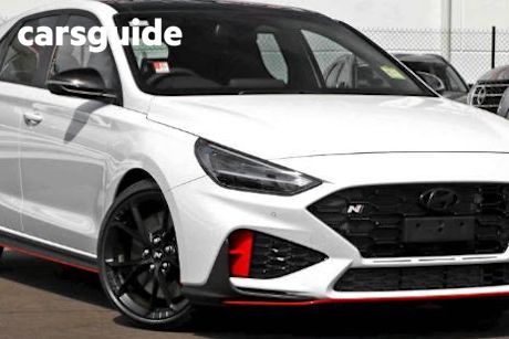 White 2024 Hyundai I30 Hatchback N Premium With Sunroof