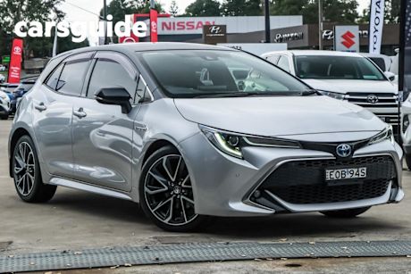 Silver 2021 Toyota Corolla Hatchback ZR Hybrid