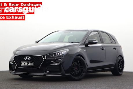 Black 2019 Hyundai I30 Hatchback N Line Premium