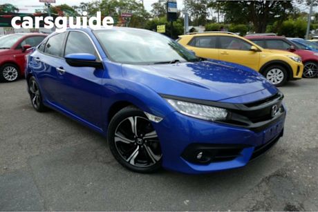 Blue 2016 Honda Civic Sedan RS