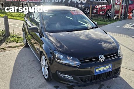 Black 2014 Volkswagen Polo Hatchback 77 TSI Comfortline