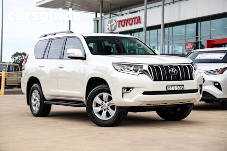 White 2018 Toyota Landcruiser Prado Wagon GXL (4X4)