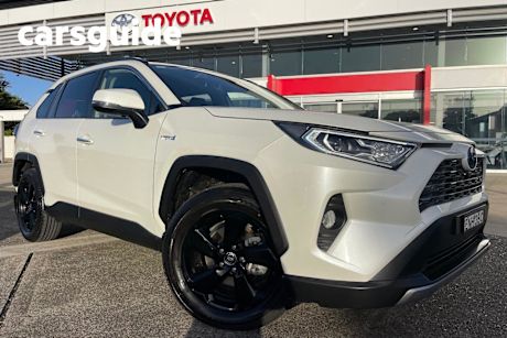 White 2021 Toyota RAV4 Wagon Cruiser (2WD) Hybrid