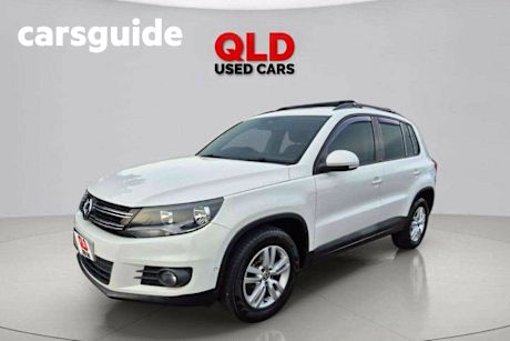 White 2012 Volkswagen Tiguan Wagon 132 TSI Pacific