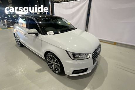 White 2017 Audi A1 Hatch Sportback 1.4 TFSI Sport
