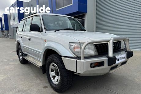White 1997 Toyota Landcruiser Prado Wagon GXL (4X4)