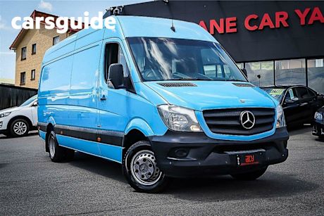 Blue 2015 Mercedes-Benz Sprinter Commercial 516CDI High Roof LWB 7G-Tronic