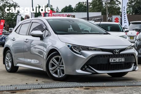 Silver 2019 Toyota Corolla Hatchback SX