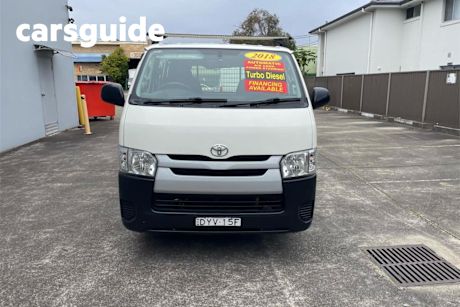 White 2018 Toyota Hiace Van LWB
