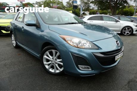 Blue 2011 Mazda 3 Hatchback SP25