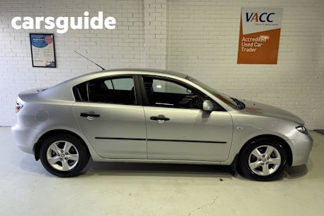 Silver 2008 Mazda 3 Sedan Maxx
