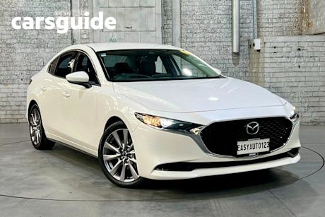 White 2020 Mazda 3 Sedan G25 GT