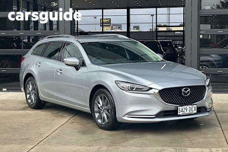 Silver 2024 Mazda 6 Wagon G25 Touring