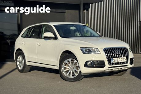 White 2015 Audi Q5 Wagon 2.0 TDI Quattro