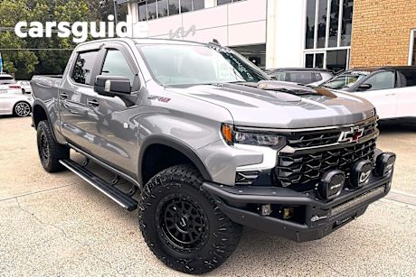 Grey 2023 Chevrolet Silverado Crew Cab Pickup 1500 ZR2