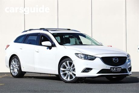 White 2013 Mazda 6 Wagon GT