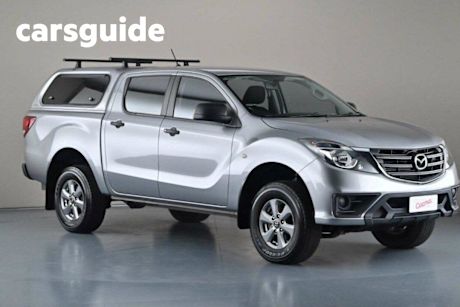 Silver 2019 Mazda BT-50 Dual Cab Utility XT (4X4) (5YR)