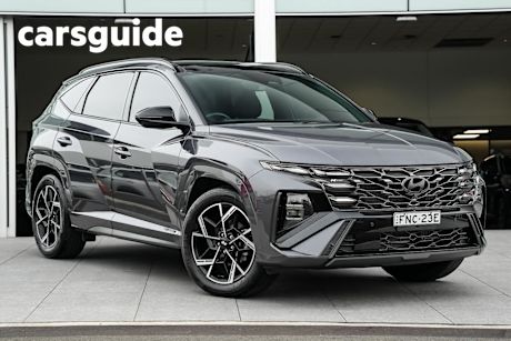 Grey 2024 Hyundai Tucson Wagon Premium N Line (awd)