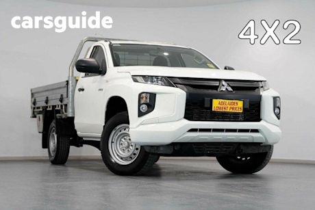 White 2019 Mitsubishi Triton Cab Chassis GLX