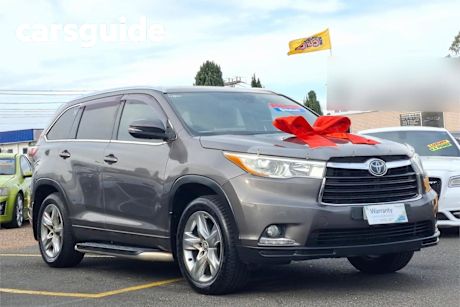 Grey 2016 Toyota Kluger Wagon Grande (4X4)