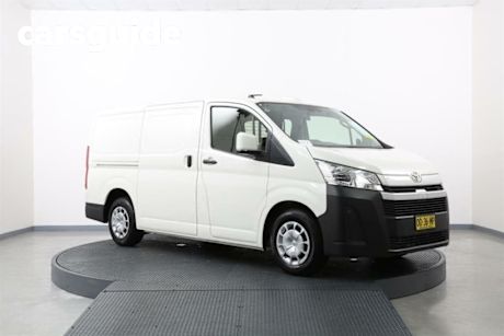 White 2021 Toyota Hiace Commercial LWB (4 Door Option)