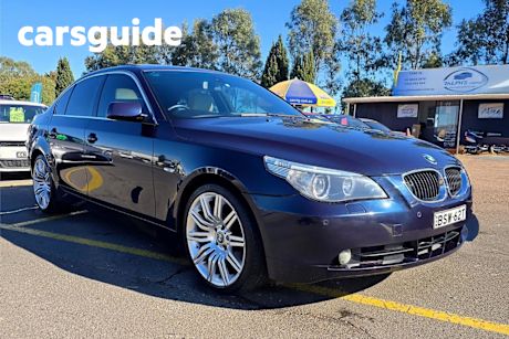 Blue 2004 BMW 530I Sedan