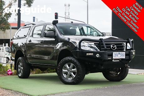 Brown 2018 Mazda BT-50 Dual Cab Utility XT (4X4)