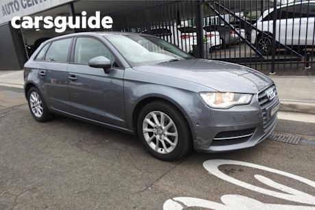 Grey 2013 Audi A3 Hatchback Sportback 1.4 Tfsi Attraction