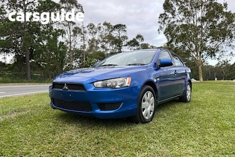 Blue 2008 Mitsubishi Lancer Sedan ES