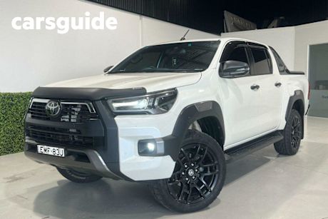 White 2020 Toyota Hilux Double Cab Pick Up Rogue (4X4)
