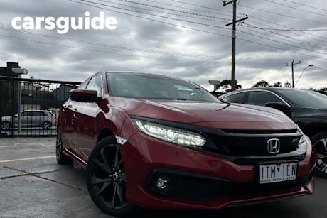 Red 2021 Honda Civic Sedan RS