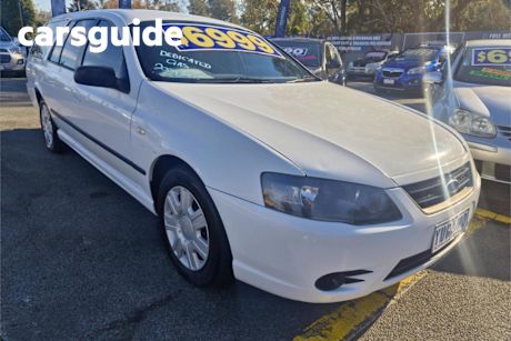 White 2009 Ford Falcon Wagon XT (lpg)