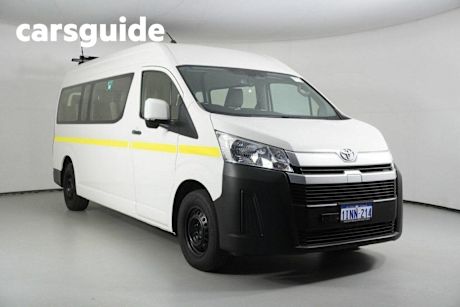 White 2020 Toyota Hiace Bus Commuter (12 Seats)