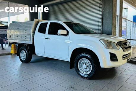 White 2017 Isuzu D-MAX Space Cab Utility SX HI-Ride (4X2)
