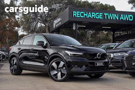 Black 2023 Volvo C40 Wagon Recharge Twin Pure Electric