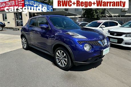 Blue 2015 Nissan Juke Wagon TI-S (fwd)
