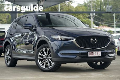 Blue 2021 Mazda CX-5 Wagon Akera (awd)