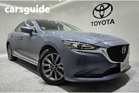 Grey 2021 Mazda 6 Sedan Sport
