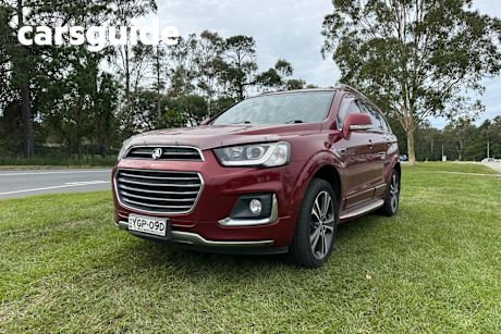 Red 2017 Holden Captiva Wagon 7 LTZ (awd)