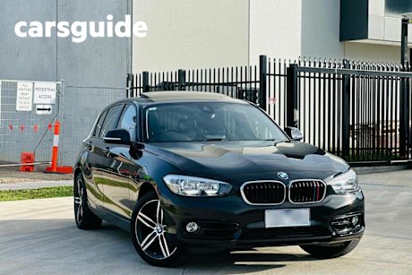Black 2015 BMW 1 Hatch 120i Sport Line F20 LCI