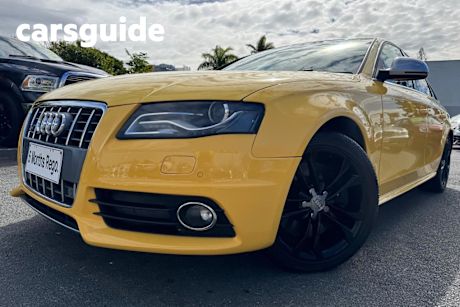 Yellow 2009 Audi S4 Sedan 3.0 Tfsi Quattro