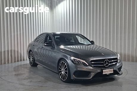 Grey 2017 Mercedes-Benz C200 Sedan