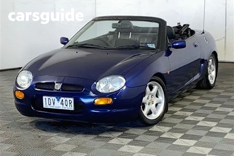 Blue 1997 MG F Roadster 1.8I